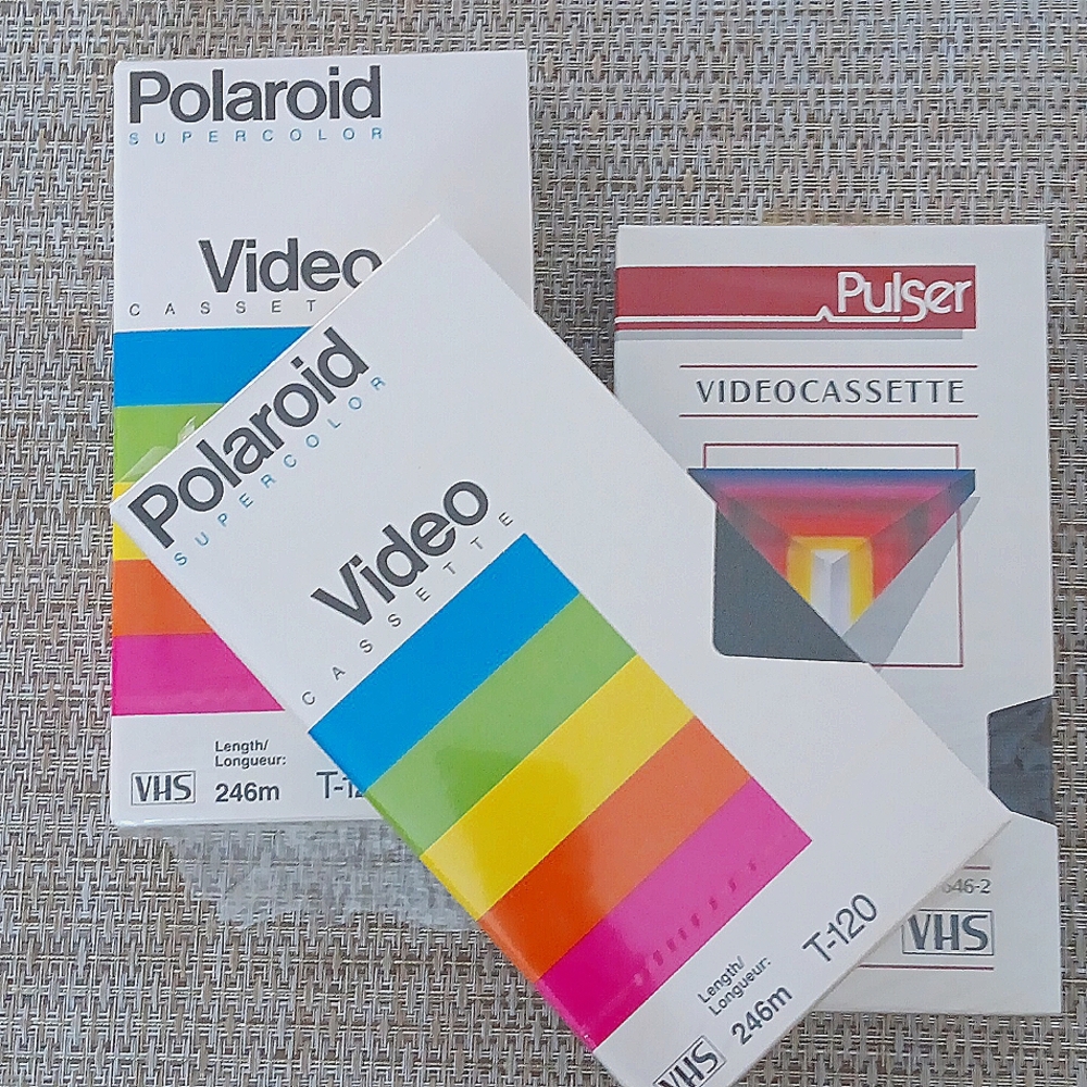 New.Bundle of 3 VHS Cassettes.